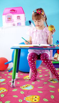 Imagen 2 del producto Alfombra Happy Owl 95X133 cm