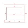 Panel TV TuHome Beijing 55" Duna y Blanco
