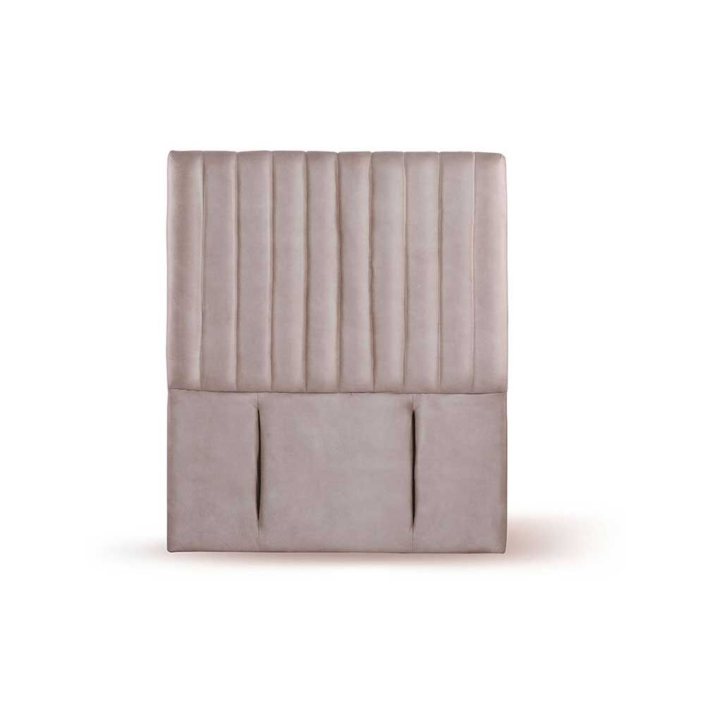 Respaldo Latam Home 1,5 Plazas Sorrento Cuero Gris