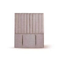 Respaldo Latam Home 1,5 Plazas Sorrento Cuero Gris