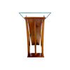 Mesa de Arrimo Living Factory Gaviota Nogal
