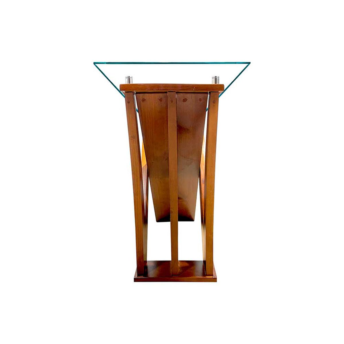 Mesa de Arrimo Living Factory Gaviota Nogal