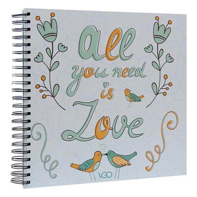 Álbum para Fotos Cartón Vgo Pergamino con Esquina 40 Páginas Mod2