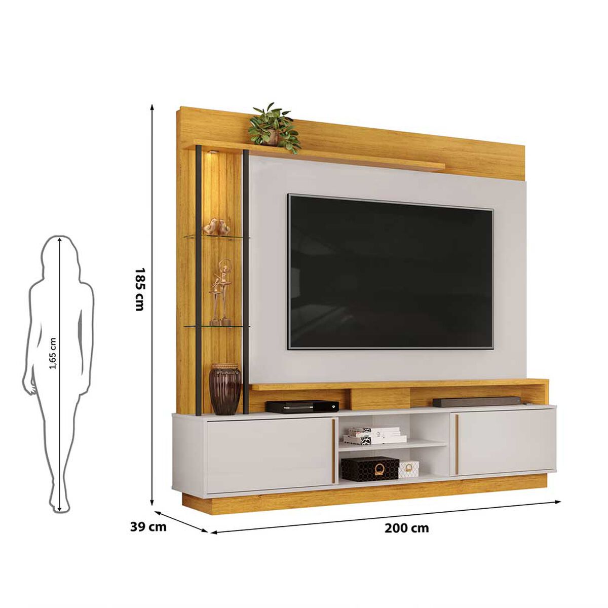 Home Di Poretti Martino 70" Caf&eacute; Claro