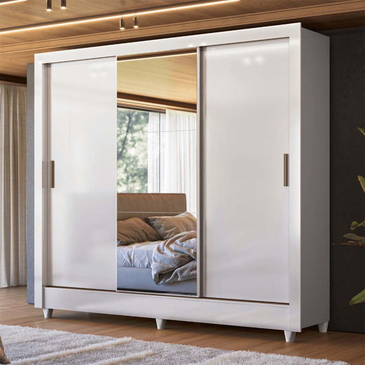 Clóset Onessta Francia 3 Puertas Blanco