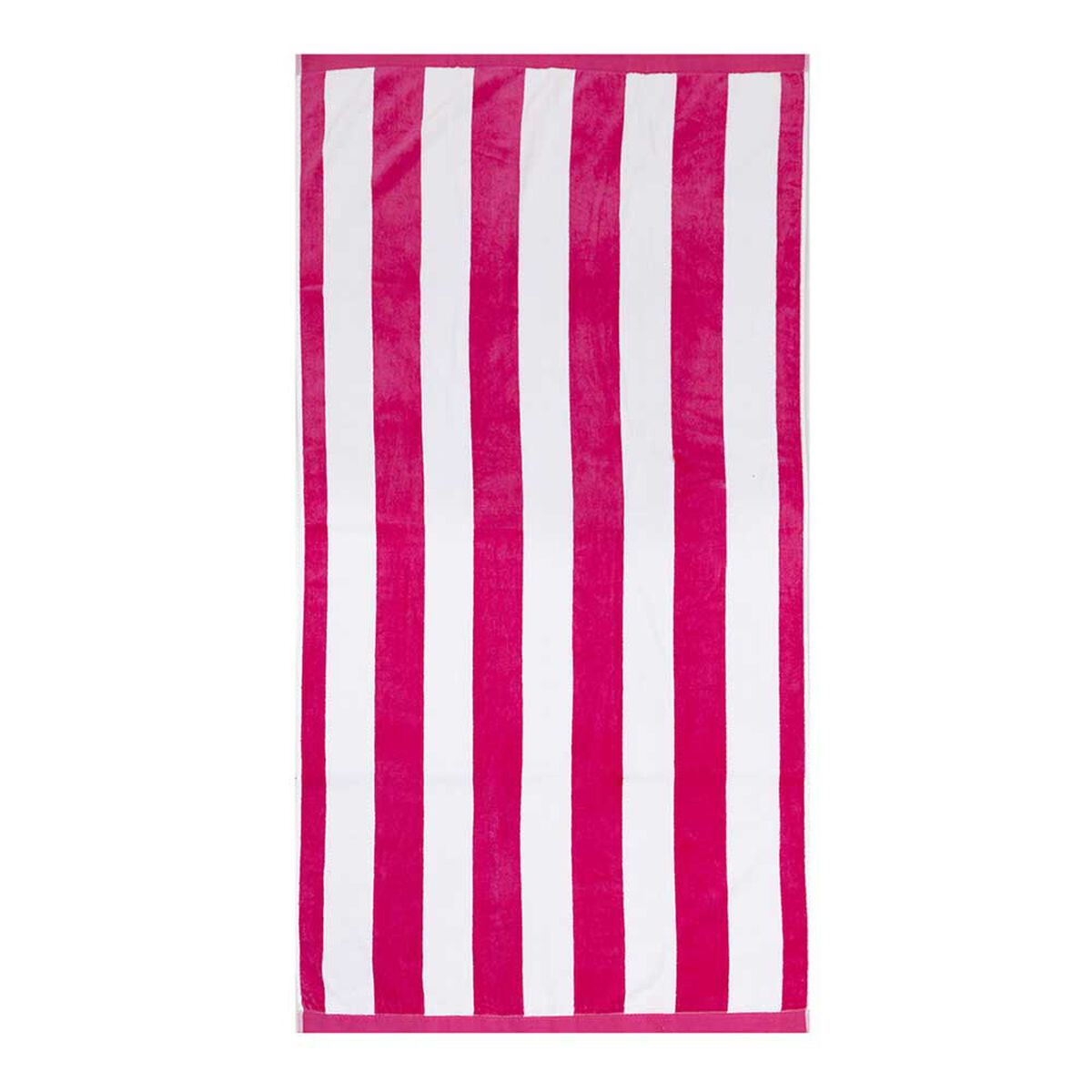 Toalla de Playa Bicolor Reversible Casanova Stripes Fucsia 86 x 160 cm