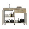 Mueble de Cocina Lavaplatos TuHome Orion 2 Puertas 1 Cajón Duna Blanco
