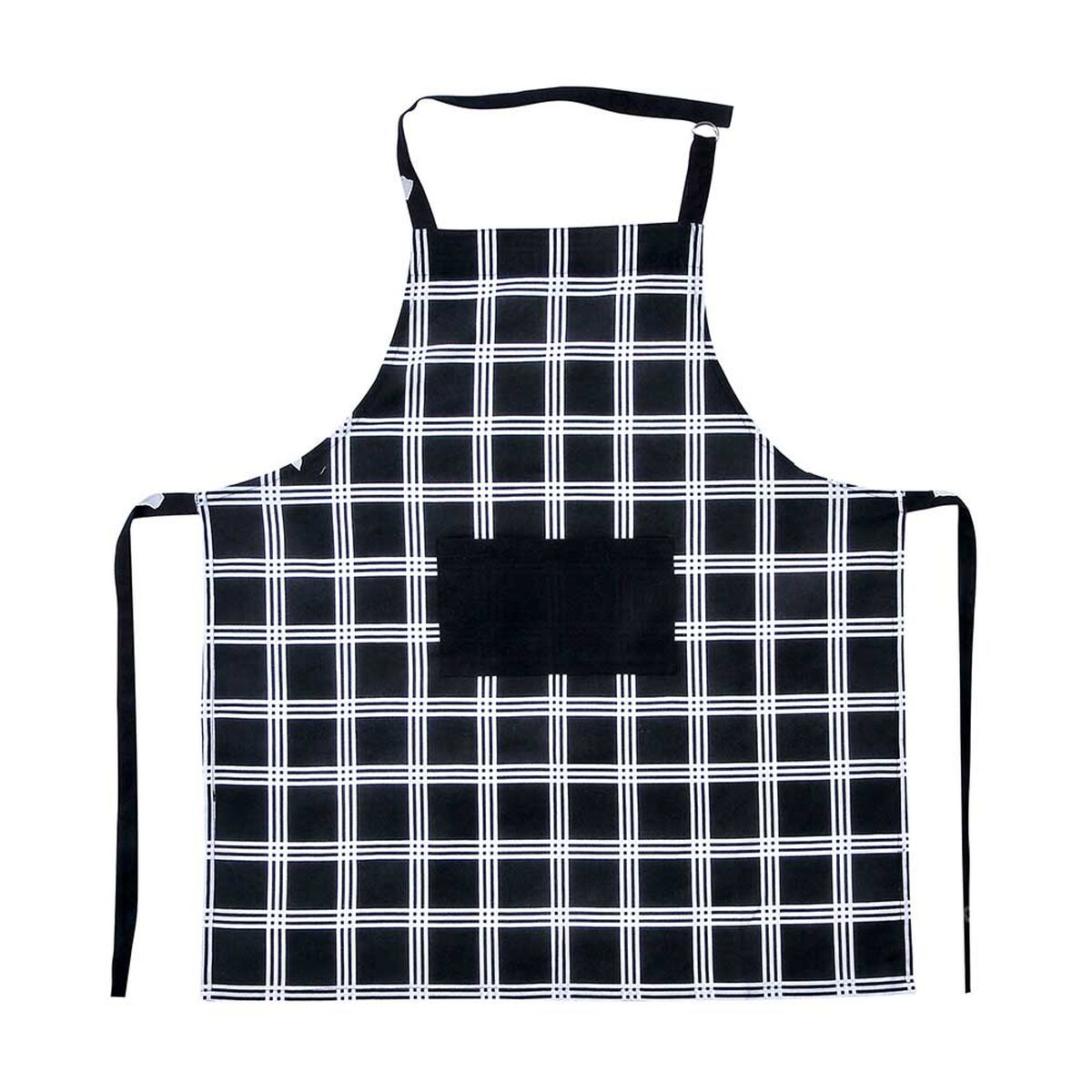 Delantal Estampado Mashini Negro