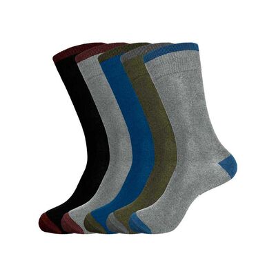 Imagen 1 del producto Pack 5 Calcetines Hombre Top Gris