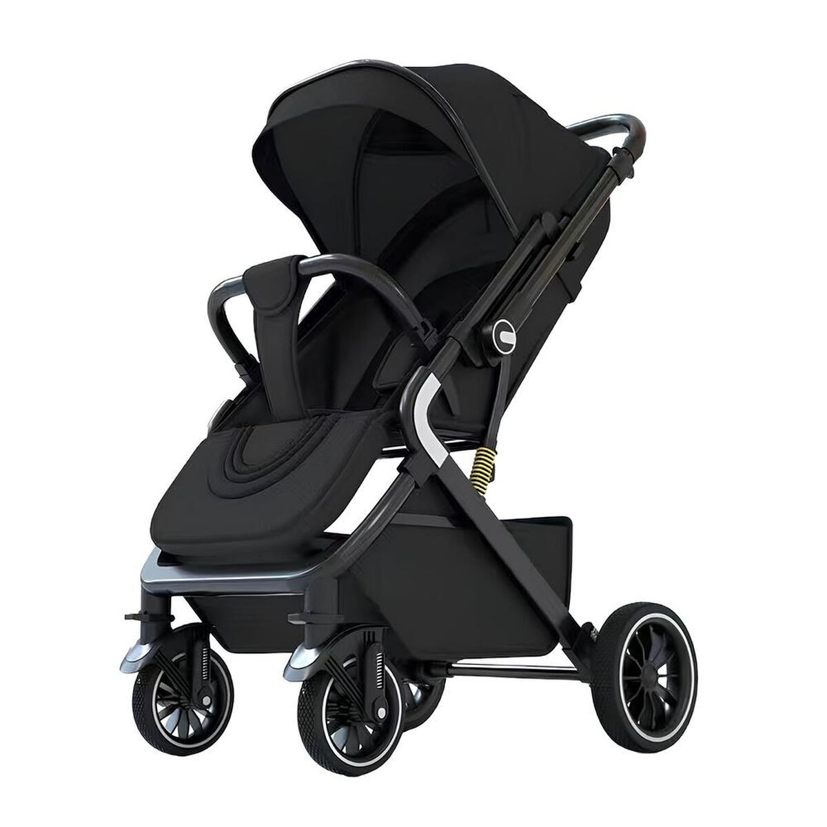Coche de Paseo Reversible Premium Lubabycas Negro