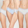 Pack 4 Culottes de Algodón Elascticado Intime