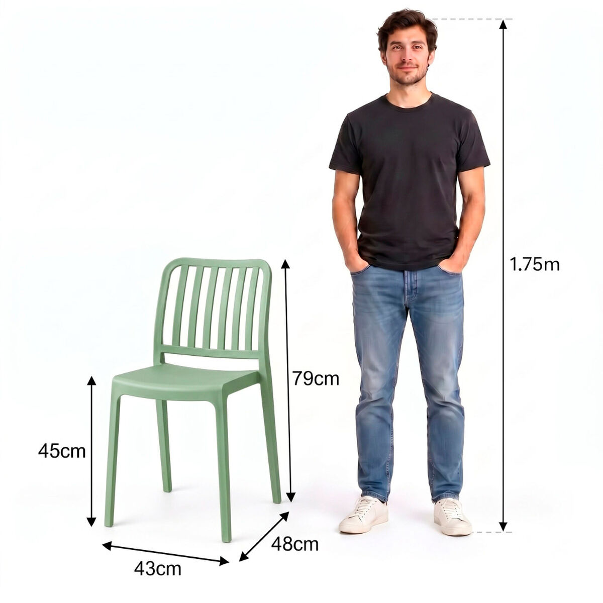 Silla Tuhome Brooklyn Verde
