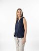 Blusa Lino Sin Mangas Mujer Portman Club