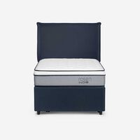 Cama Nido Rosen 1,5 Plazas Indie + Respaldo Maurice Azul