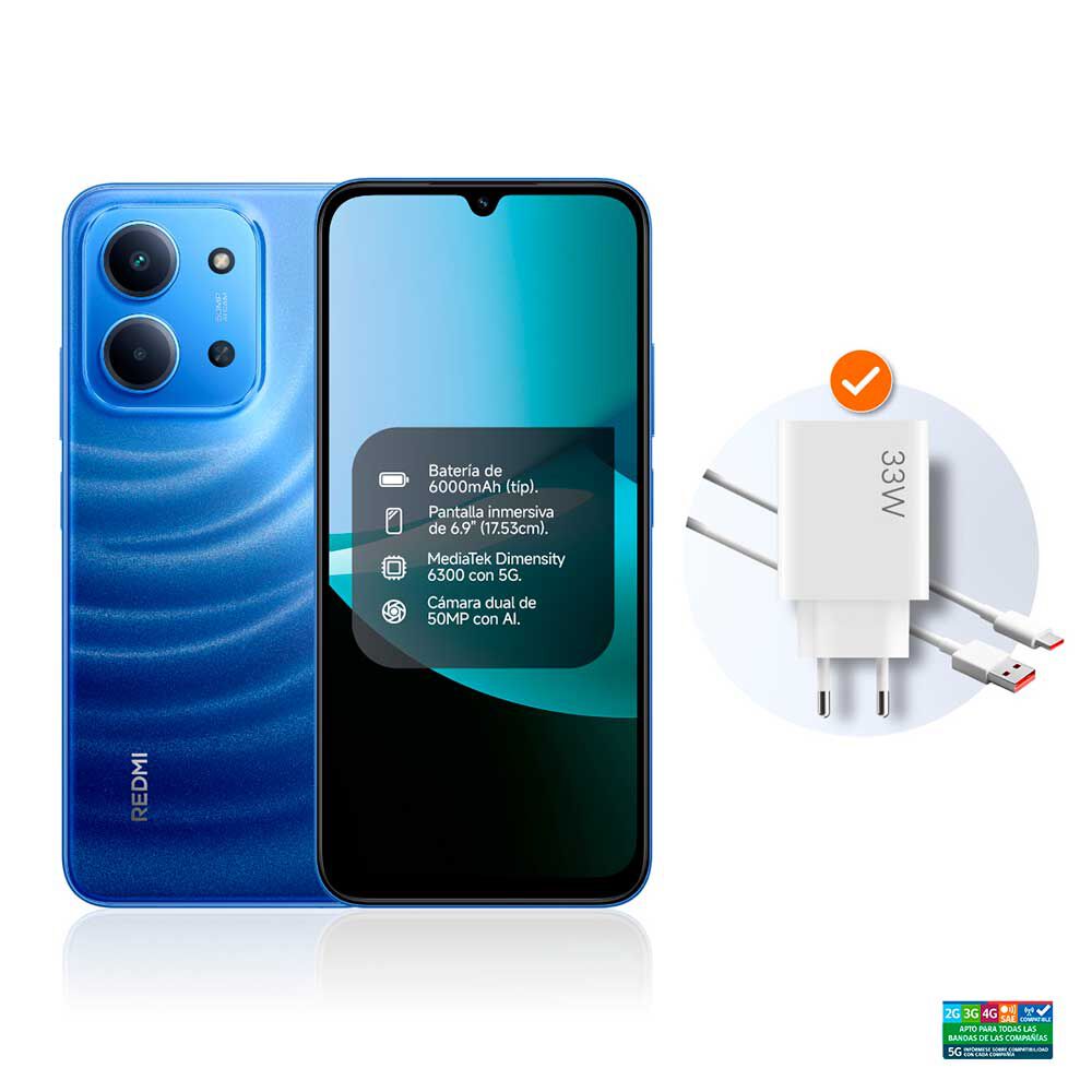 Celular Xiaomi 15C 128Gb 6.9" Azul