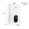 Calefont Gas Natural Mademsa Forced 13 Eco Gn Tiro Forzado