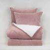 Plumón Liso Mashini Súper King Coral Sherpa Rosa Palo