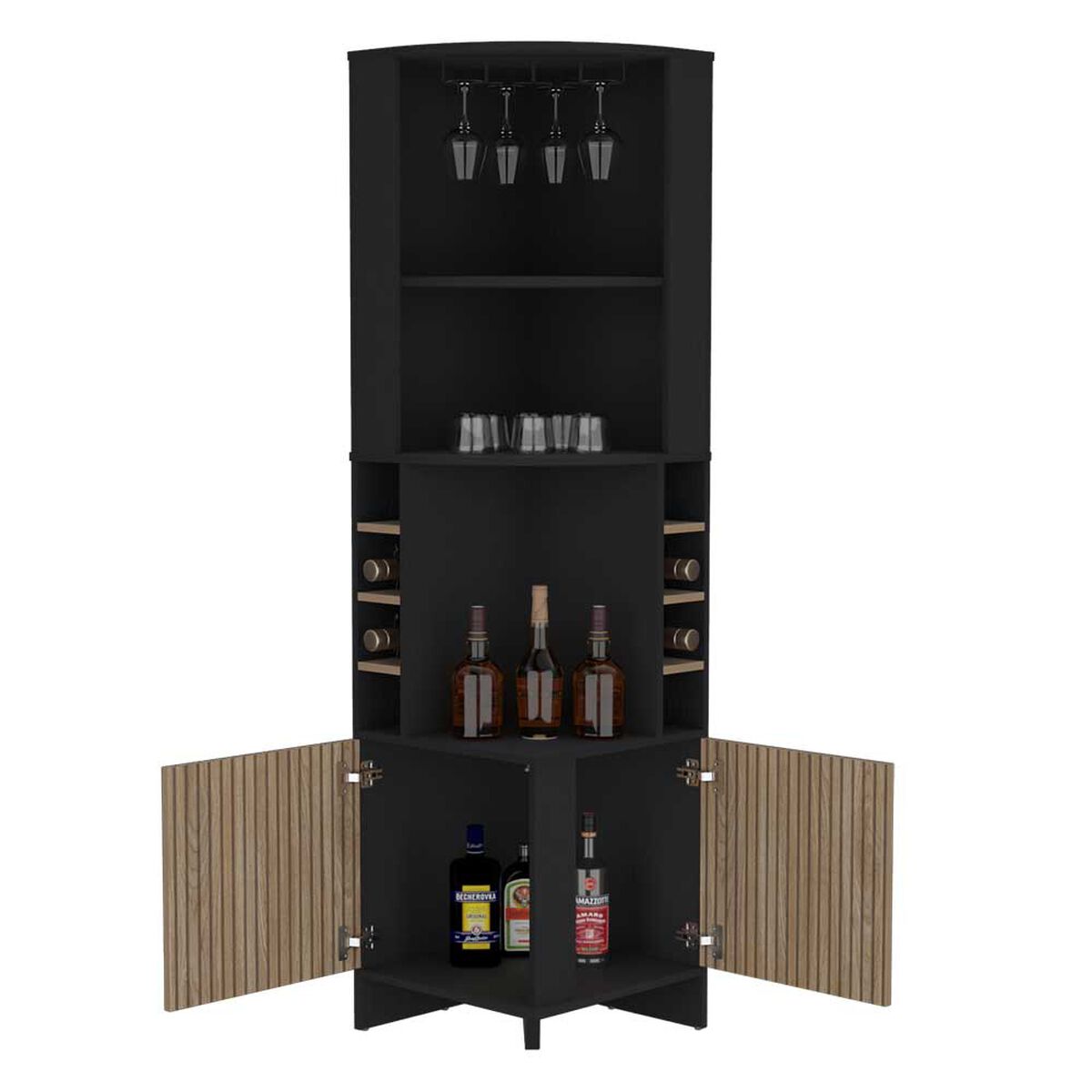 Bar TuHome Funes 2 Puertas Wengue Macadamia