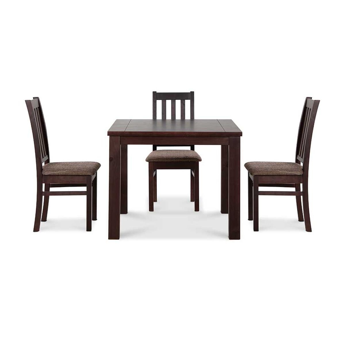 Juego de Comedor CIC Ñuble Chocolate 4 Sillas