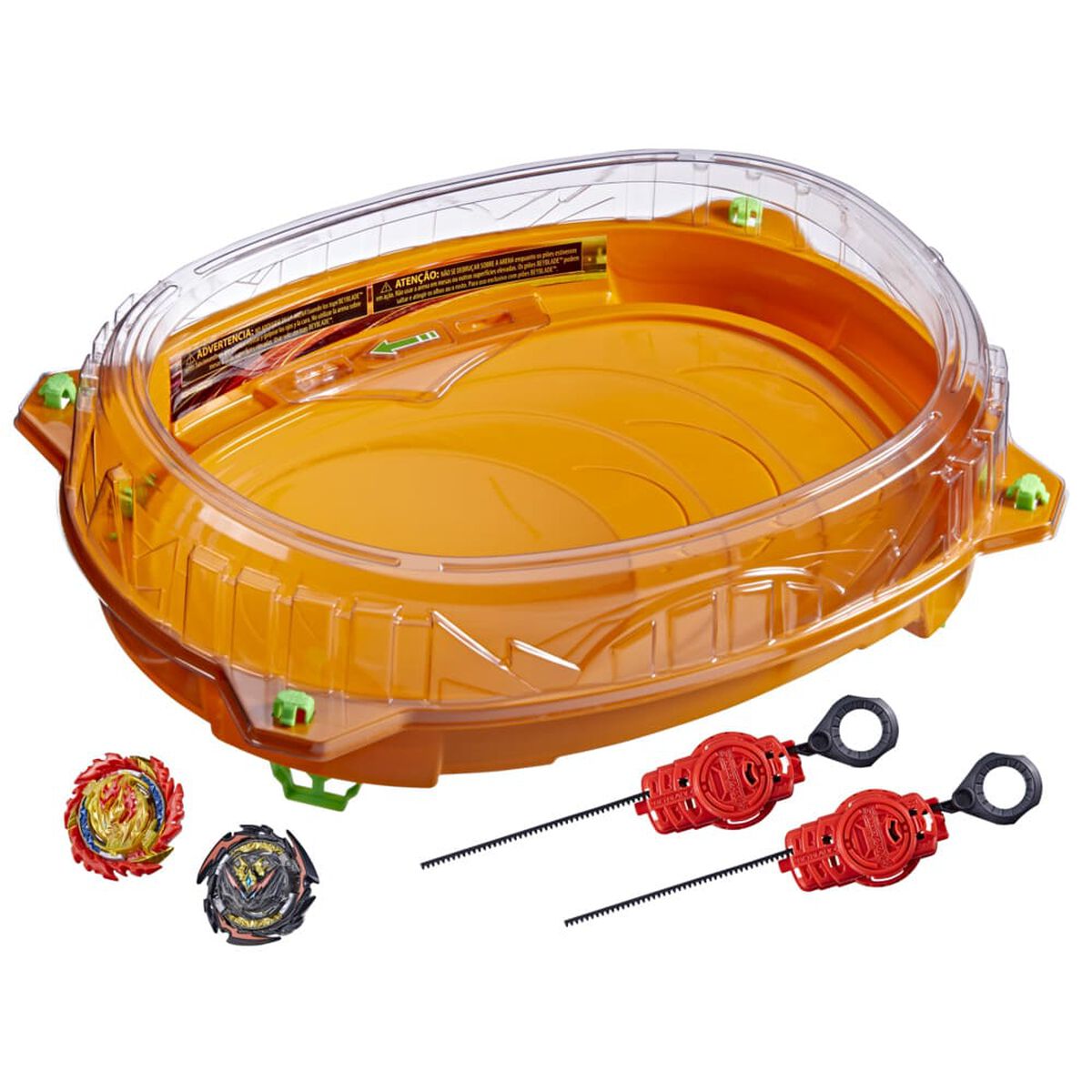 Estadio Beyblade Burst Quad Drive Naranjo