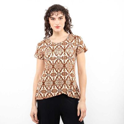Polera Con Estampado Manga Corta Mujer Alma