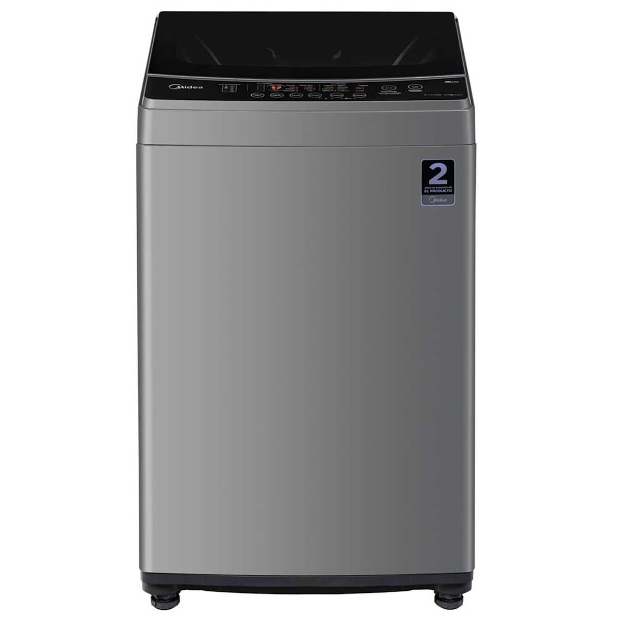 Midea Lavadora Automática MLS-095GE04N 9,5 kg Gris Superior Acero Inoxidable