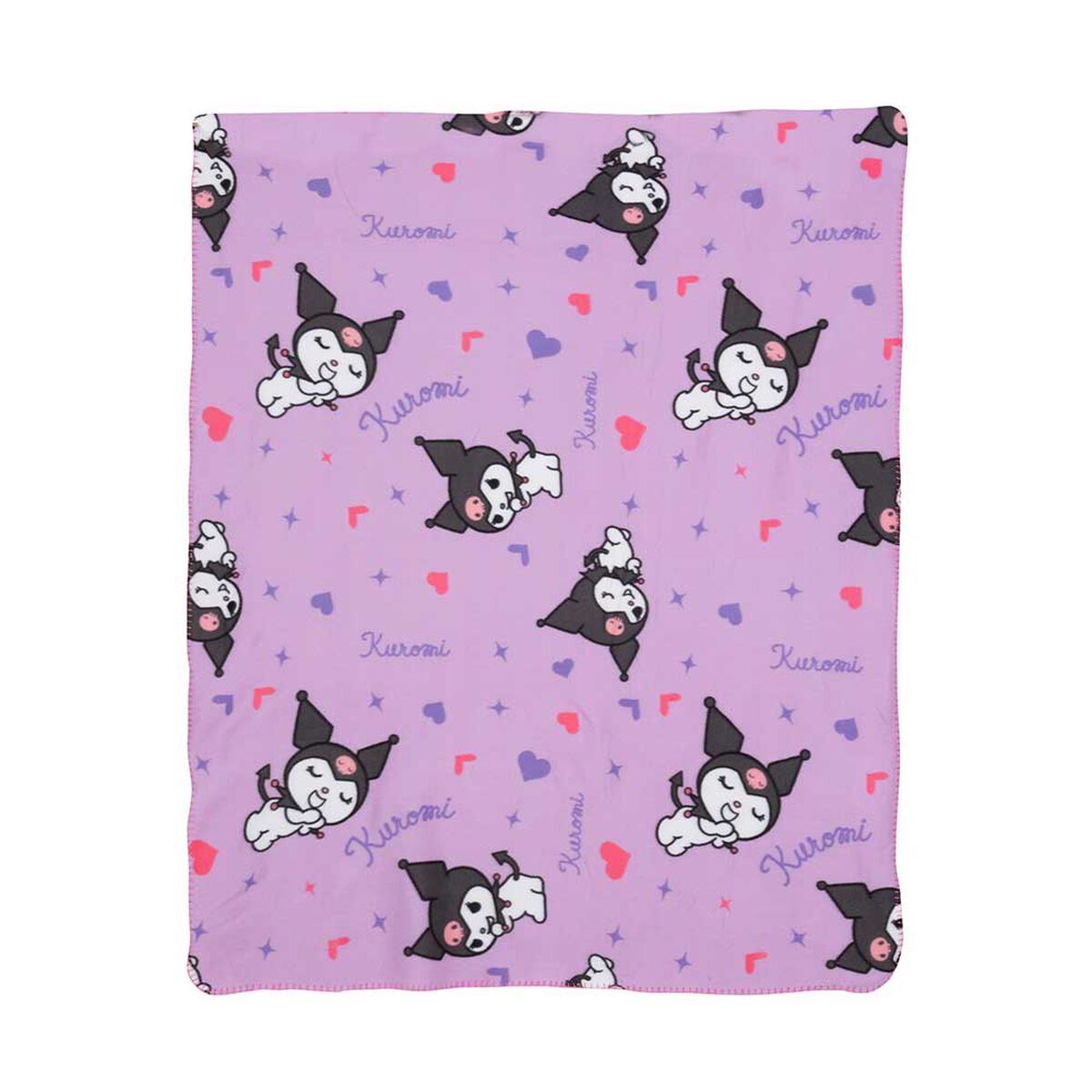 Frazada de Poliéster Hello Kitty 115 x 130 Kuromi Multicolor