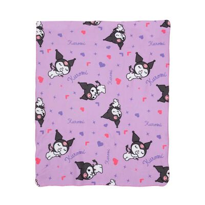 Frazada de Poliéster Hello Kitty 115 x 130 Kuromi Multicolor