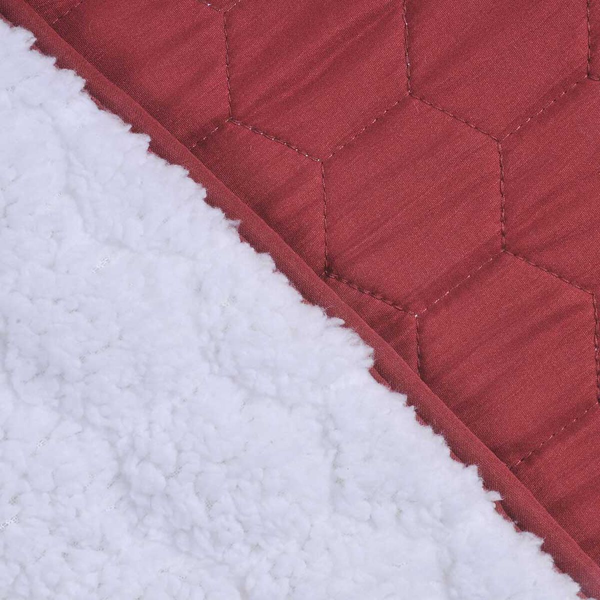 Quilt Liso Mashini 2 Plazas Burdeo