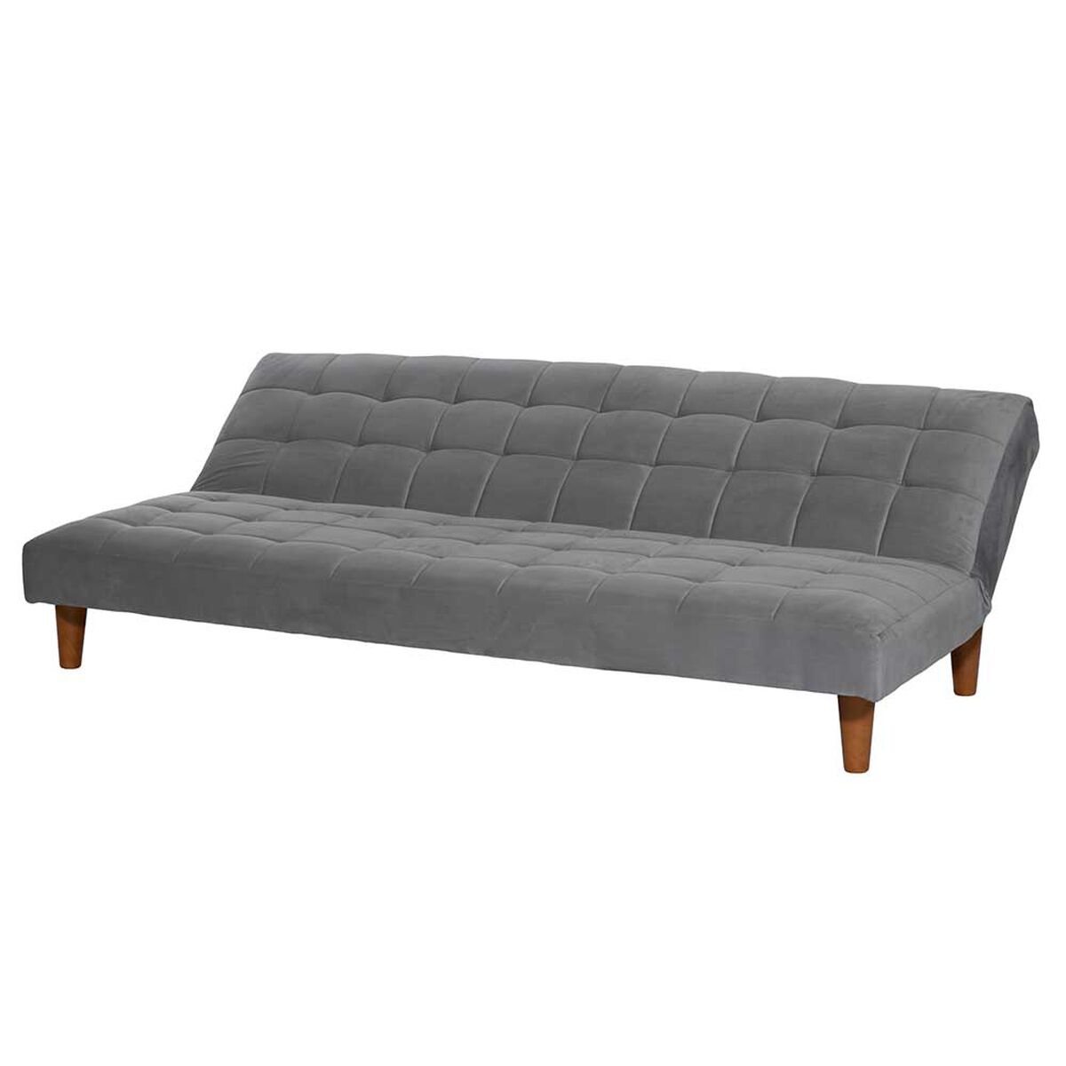Fut&oacute;n Latam Home Turin Velvet 3 Cuerpos Gris