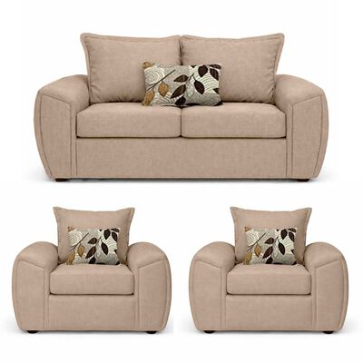 ELEGANT DETAIL Juego de Living Elegant Detail New Houston 2-1-1 Cuerpos Beige