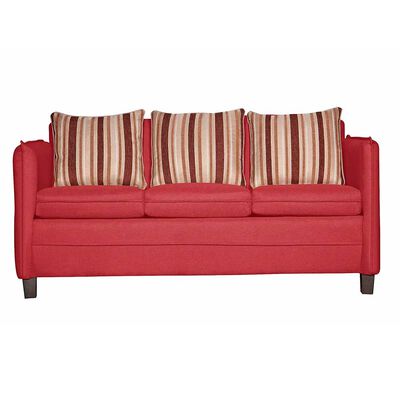 Imagen 2 del producto Juego de Living Ruzam Mobel Barcelona Sofá 3 Cuerpos + Dos Sillones 1 Cuerpo Lino Rojo