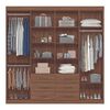 Clóset Onessta Liberpool 8 Puertas 6 Cajones Jatoba
