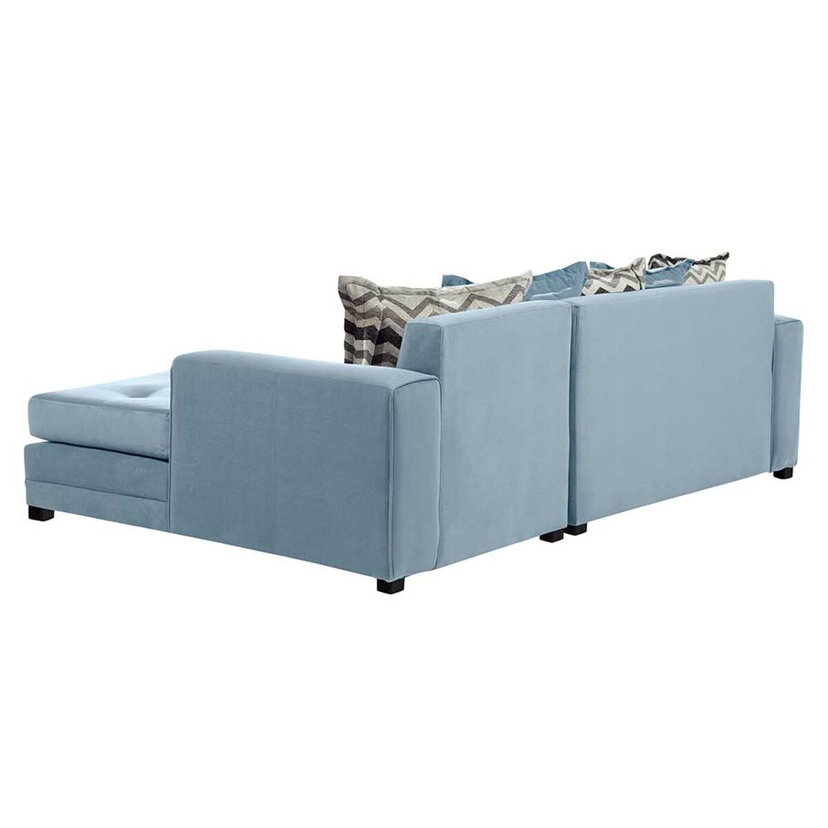 Sof&aacute; Seccional Derecho Living Factory Milan 3 Cuerpos Gris