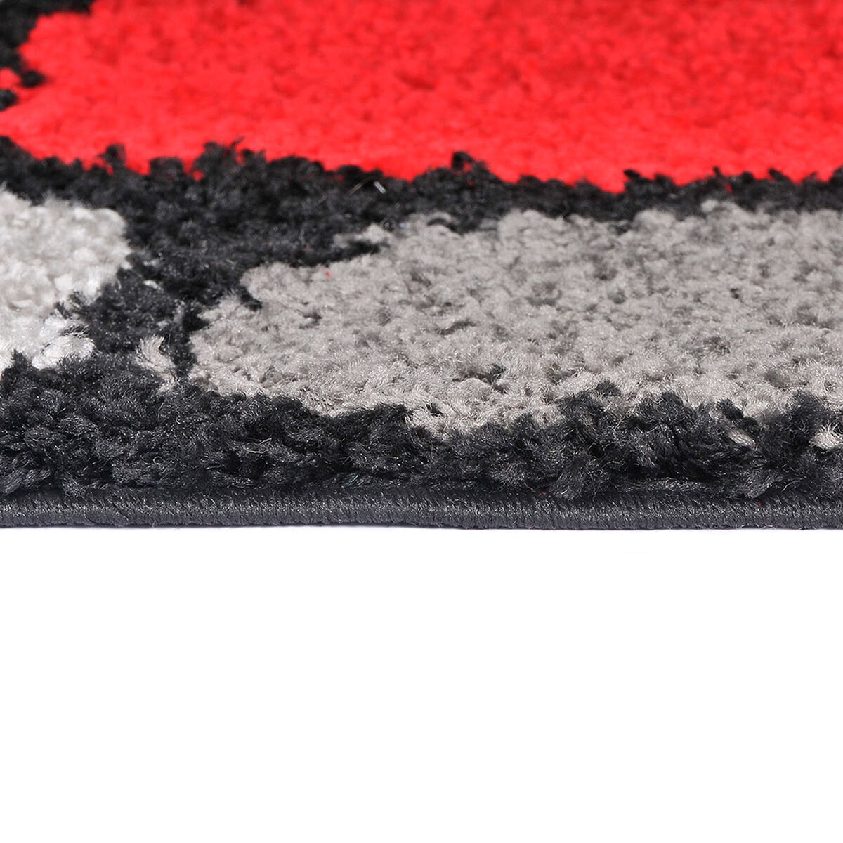 Alfombra Shaggy 1.8k Studio 133x180 Girds Negro