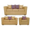 Juego de Living Elegant Detail Santa Fe Sof&aacute; 3 Cuerpos + Sof&aacute; 2 Cuerpos + Sill&oacute;n 1 Cuerpo Beige