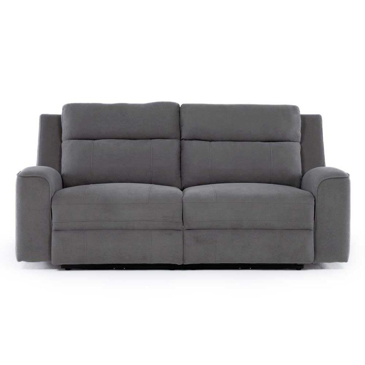 Sofá Reclinable Eléctrico Daniels KM807SPWGR 2 Cuerpos Gris