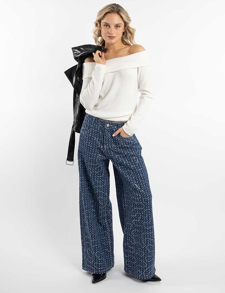 Jeans Wide Leg Mujer Icono