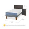Cama Europea CIC 1,5 Plazas Excellence + Respaldo + Velador Villarrica