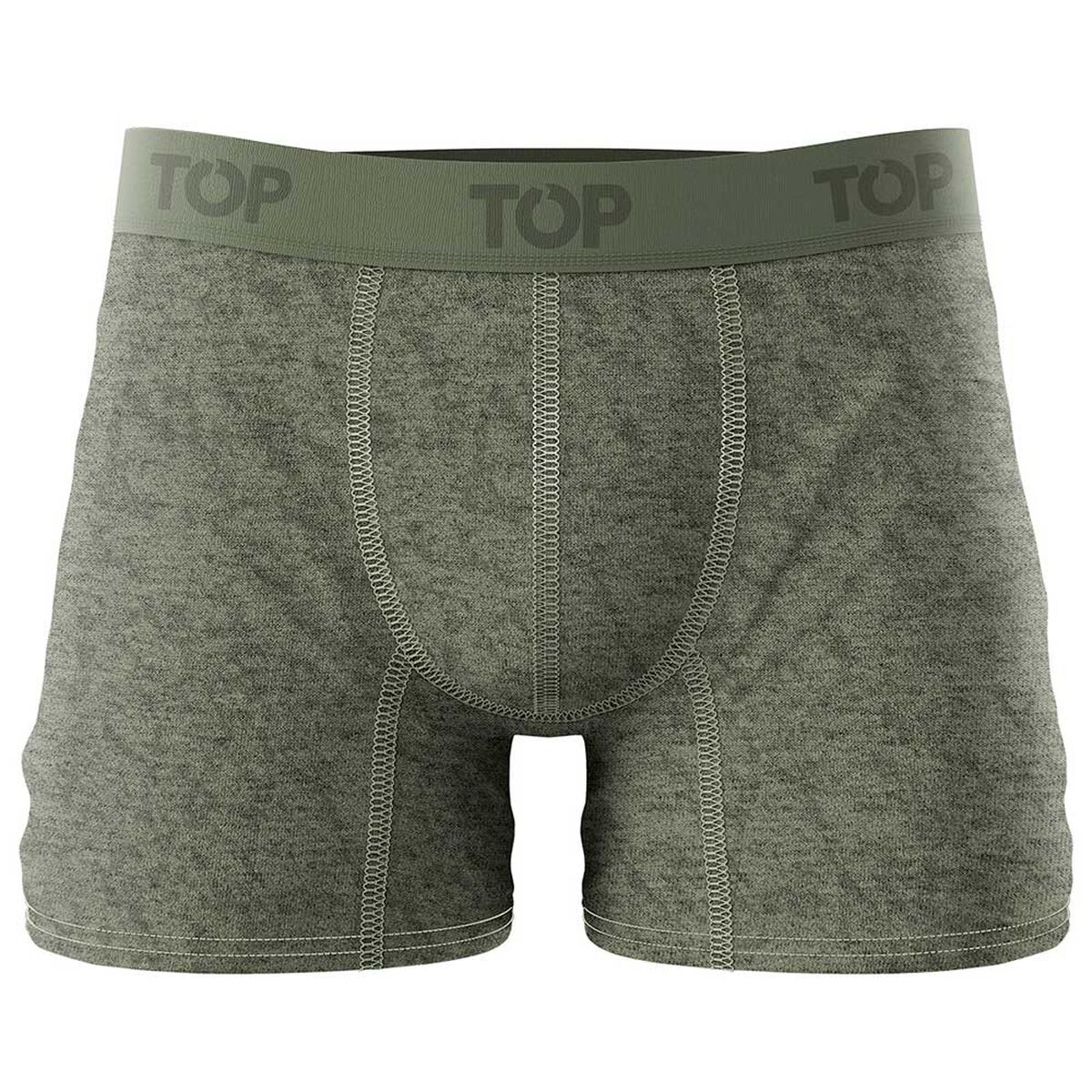 Pack 4 B&oacute;xer Medio Algod&oacute;n Hombre Top