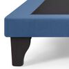 Base Europea Dividida Muebles Cid King Felpa Azul Marino