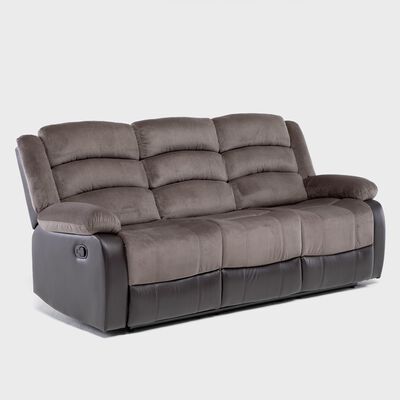 Sofá Daniels 8040SBR 3 Cuerpos Café