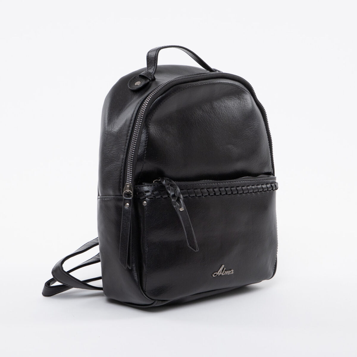Mochila Ecocuero Negra Alma