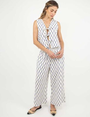 Imagen 2 del producto Pantalón Estampado Mujer Alma Crudo