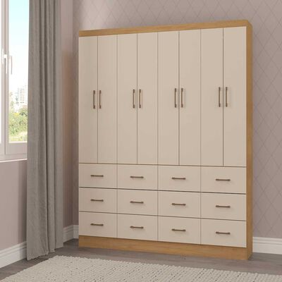 Closet Exit 8 Puertas 12 Cajones Roble