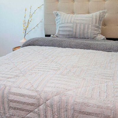 Imagen 2 del producto Cubrecama Doral 1,5 Plazas Gris Senses