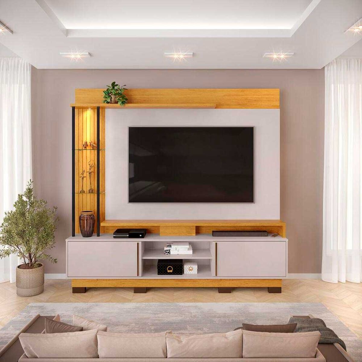 Home Di Poretti Martino 70" Caf&eacute; Claro