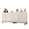 Buffet Decocasa Mondrian Off White Castaño