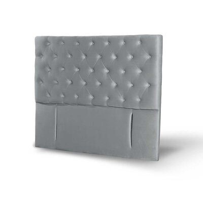 Imagen 2 del producto Respaldo Latam Home 2 Plazas Florencia Tela Velvet Gris