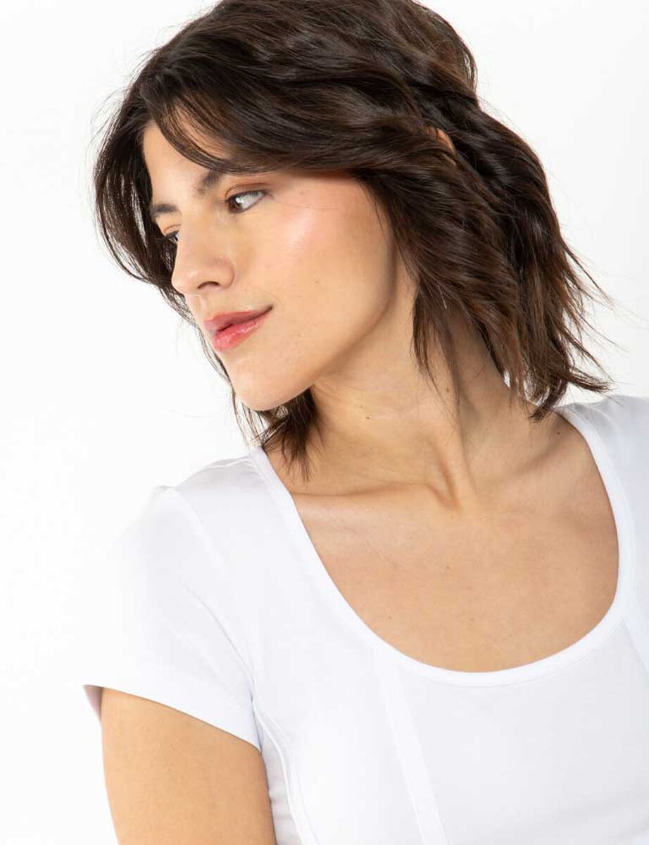 Polera Corset Manga Corta Mujer Icono